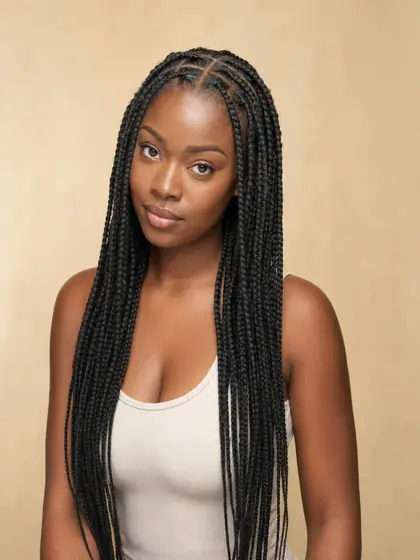 Box Braids hairstyle example