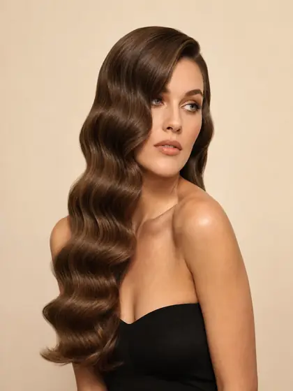 Hollywood Waves hairstyle example