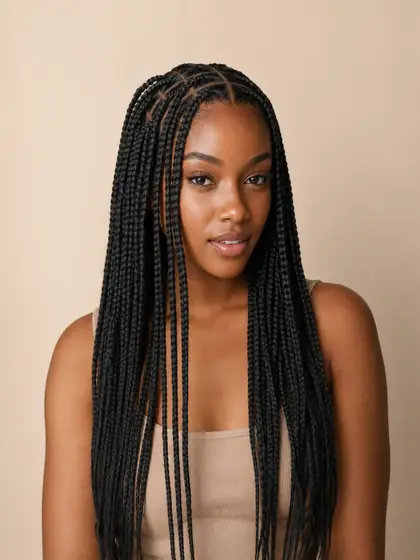 Knotless Braids hairstyle example
