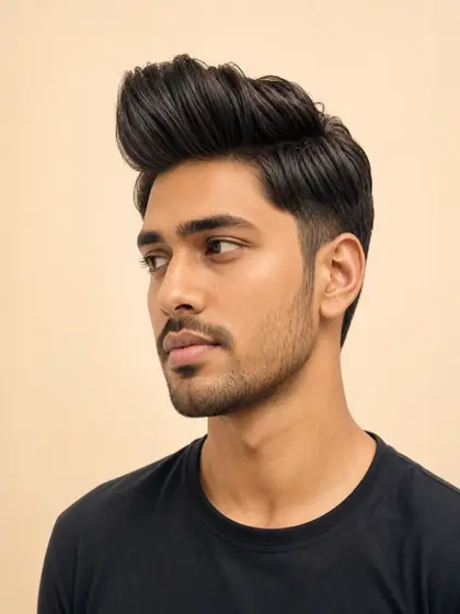 Modern Quiff hairstyle example