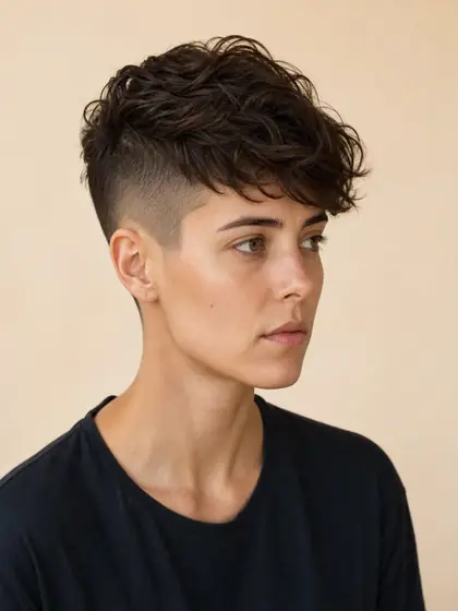 Undercut hairstyle example