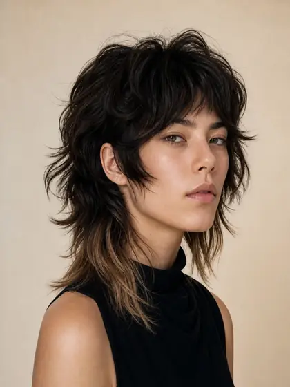 Wolf Cut hairstyle example